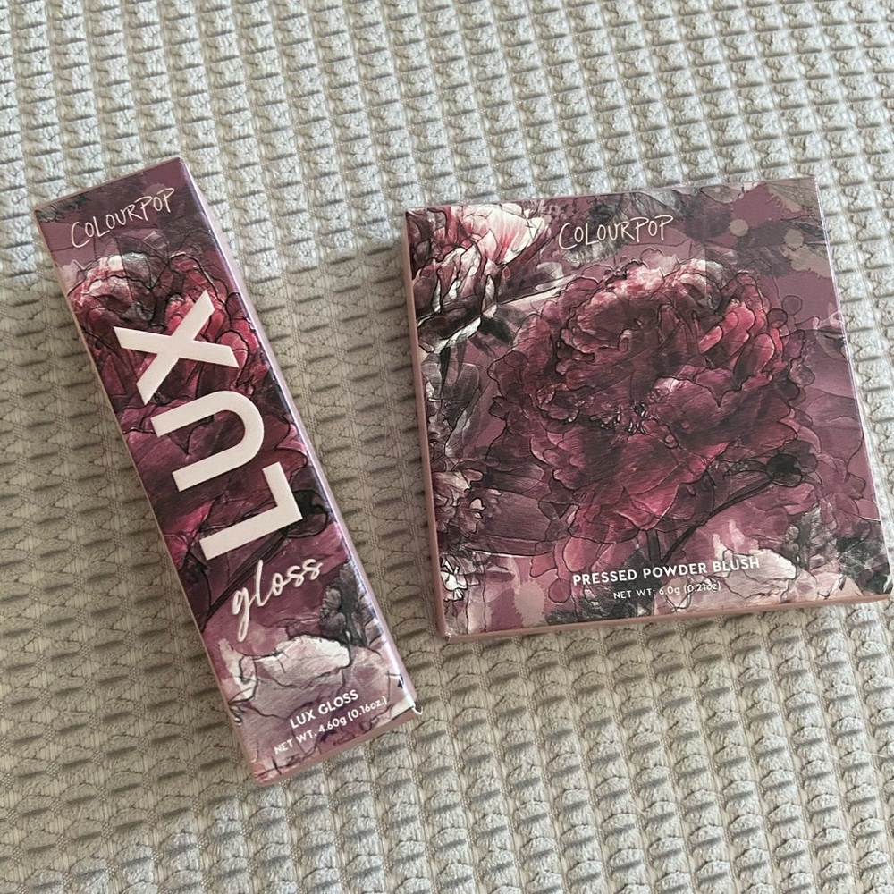 Colourpop Mauve Bundle: lux gloss and blush